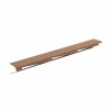 Фронтонная планка левая AeroDek Tradition тик, 120*1250 мм