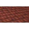 Композитная черепица AeroDek Tradition античный красный, 1324*410 мм