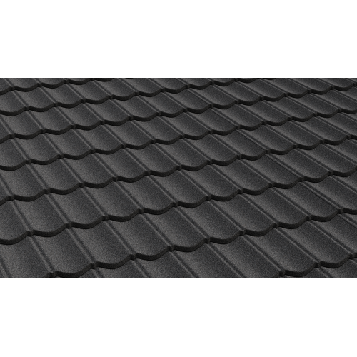 Композитная черепица AeroDek Tradition антрацит, 1324*410 мм