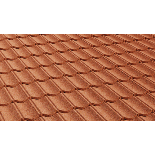 Композитная черепица AeroDek Tradition осенний каприз, 1324*410 мм