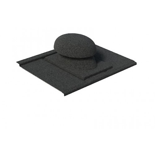 Вентилятор санитарный AeroDek Robust черный бриллиант, 454*364 мм