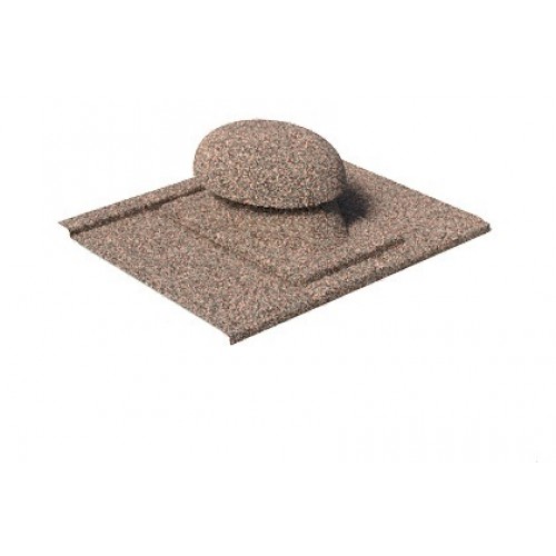 Вентилятор санитарный AeroDek Robust серый валун, 454*364 мм