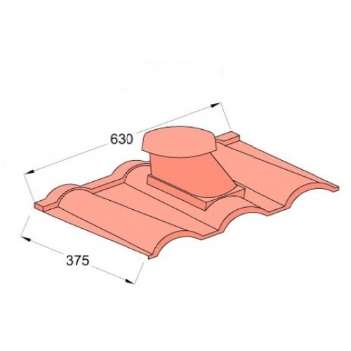 Вентилятор универсальный AeroDek Firenze тик, 630*375 мм