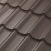 Металлочерепица AQUASYSTEM Стокгольм, St PE MATT Rooftop Matt 0,50мм (Zn180) RR 32 - темно-коричневый