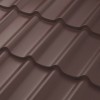 Металлочерепица AQUASYSTEM Стокгольм, St PE MATT Rooftop Super Matt 0,50мм (Zn180) RAL 8017 - коричневый шоколад