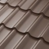 Металлочерепица AQUASYSTEM Стокгольм, St Pural BT 0,50мм (Zn275) RR 32 - темно-коричневый