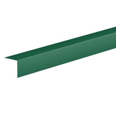 Планка угловая внешняя AQUASYSTEM L=2 м St PURAL 0,5мм (Zn275) RAL 6005 – зеленый