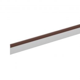 Финишная планка AQUASYSTEM L=2 м AL PE RAL 8017 - коричневый шоколад