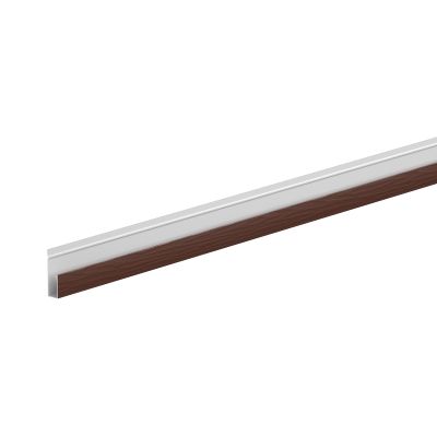 G-планка AQUASYSTEM L=2 м St PURAL 0,5мм (Zn275) RAL 8017 - коричневый шоколад