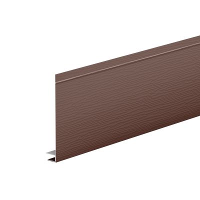 J-фаска 250 увеличенная AQUASYSTEM L=2 м St PE 0,45мм (Zn140) RAL 8017 - коричневый шоколад