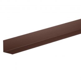 Планка угловая внутренняя AQUASYSTEM L=2 м St PURAL MATT 0,5мм (Zn275) RAL 8017 - коричневый шоколад