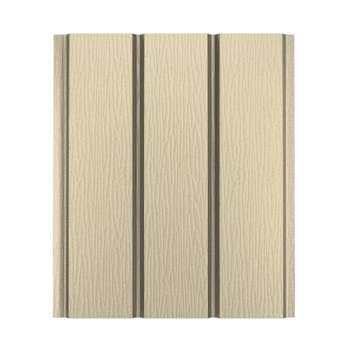 Софит металлический без перфорации AQUASYSTEM 1,0*0,326/0,303 м St PE MATT 0,45мм (Zn140) RAL 1015 - слоновая кость