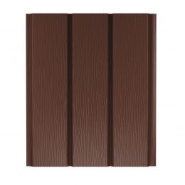 Софит без перфорации AQUASYSTEM 1,0*0,326/0,303 м St PE 0,45мм (Zn140) RAL 8017 - коричневый шоколад