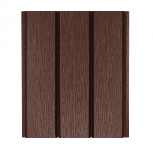 Софит металлический без перфорации AQUASYSTEM 1,0*0,326/0,303 м St PURAL MATT 0,5мм (Zn275) RAL 8017 - коричневый шоколад