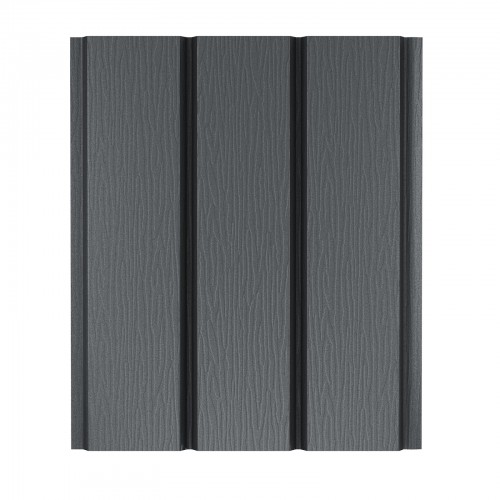 Софит металлический без перфорации AQUASYSTEM 1,0*0,326/0,303 м St PURAL MATT 0,5мм (Zn275) RR 23 - темно-серый