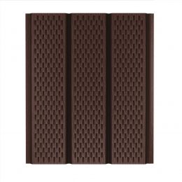 Софит с полной перфорацией AQUASYSTEM 1,0*0,326/0,303 м St PURAL MATT 0,5мм (Zn275) RAL 8017 - коричневый шоколад
