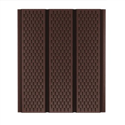 Софит металлический с полной перфорацией AQUASYSTEM 3,0*0,326/0,303 м St PURAL MATT 0,5мм (Zn275) RAL 8017 - коричневый шоколад