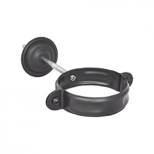 Хомут с комплектом крепление AQUASYSTEM, D150/100 мм, PURAL MATT RR 23 – темно-серый