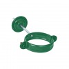 Хомут с комплектом крепление AQUASYSTEM, D150/100 мм, PURAL RAL 6005 – зеленый