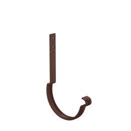 Крюк крепления желоба длинный AQUASYSTEM , L=160мм, D150/100 мм, PURAL MATT RAL 8017 – коричневый шоколад