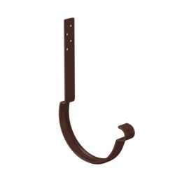 Крюк крепления желоба длинный AQUASYSTEM , L=160мм, D150/100 мм, PURAL RAL 8017 – коричневый шоколад