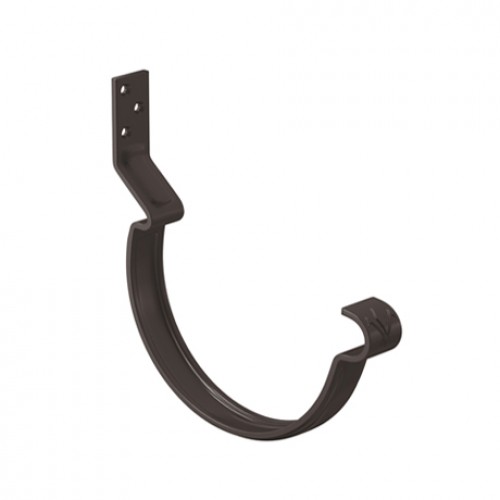 Крюк крепления желоба короткий AQUASYSTEM, L=60мм, D125/90 мм, PURAL RR 32 – темно-коричневый