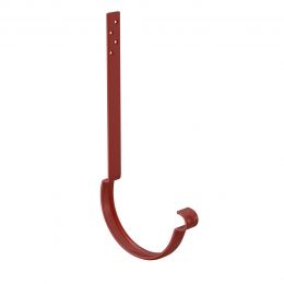 Крюк крепления желоба удлиненный AQUASYSTEM, L=230мм, D150/100 мм, PURAL RR 29 – красный