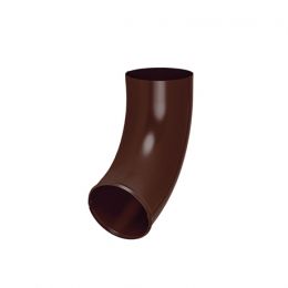 Отвод трубы 72° AQUASYSTEM, D125/90 мм, PURAL RAL 8017 – коричневый шоколад