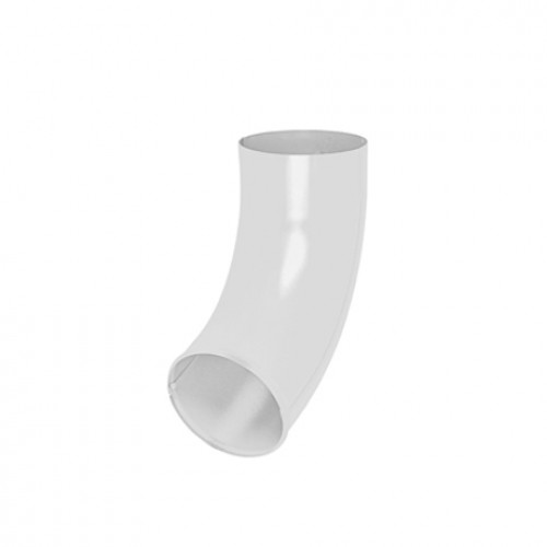 Отвод трубы 72° AQUASYSTEM, D125/90 мм, PURAL RR 20 – белый