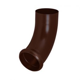 Отвод трубы декорированный 72° AQUASYSTEM, D150/100 мм, PURAL RAL 8017 – коричневый шоколад