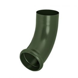Отвод трубы декорированный 72° AQUASYSTEM, D150/100 мм, PURAL RR 11 – темно-зеленый