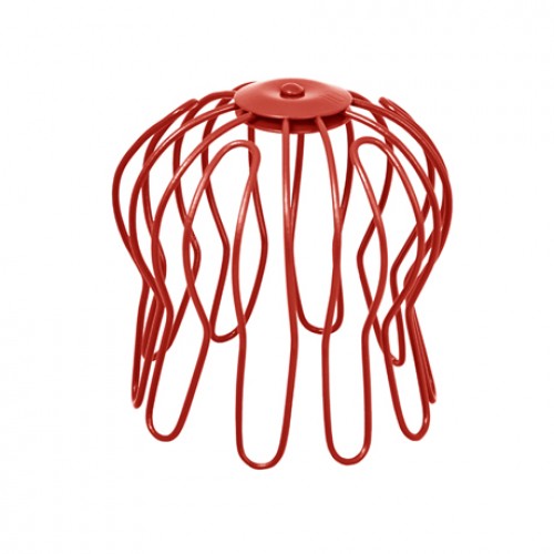 Сетка воронки AQUASYSTEM "Паук" красный, D125/90 мм, PURAL RR 29