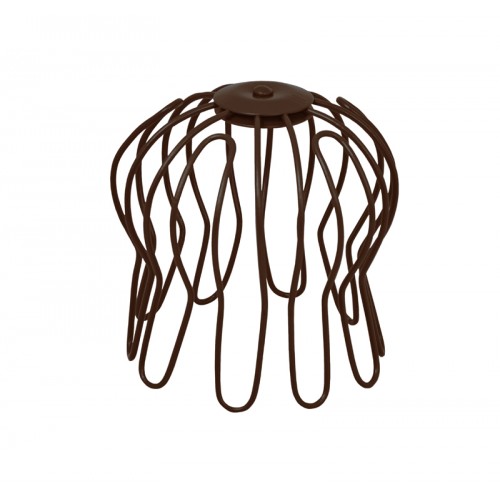 Сетка воронки (паук) AQUASYSTEM, D150/100 мм, PURAL RR 32 – темно-коричневый