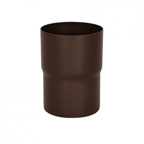 Соединитель трубы AQUASYSTEM, D150/100 мм, PURAL MATT RAL 8017 – коричневый шоколад