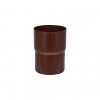 Соединитель трубы AQUASYSTEM, D125/90 мм, PURAL RAL 8017 – коричневый шоколад