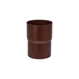 Соединитель трубы AQUASYSTEM, D150/100 мм, PURAL RAL 8017 – коричневый шоколад