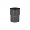 Соединитель трубы AQUASYSTEM, D125/90 мм, PURAL RR 23 – темно-серый