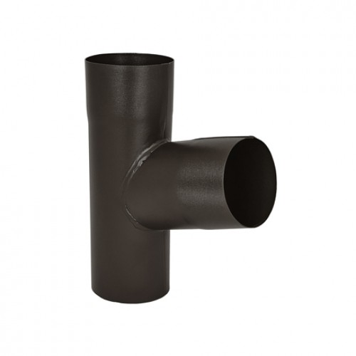 Тройник AQUASYSTEM, D150/100 мм, PURAL MATT RR 32 – темно-коричневый