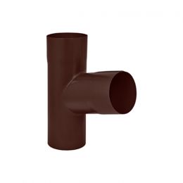 Тройник AQUASYSTEM, D150/100 мм, PURAL RAL 8017 – коричневый шоколад