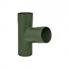 Тройник AQUASYSTEM, D150/100 мм, PURAL RR 11 – темно-зеленый