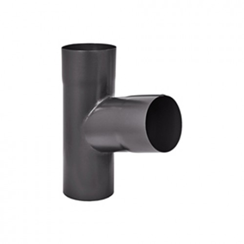 Тройник AQUASYSTEM, D125/90 мм, PURAL RR 23 – темно-серый