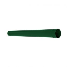 Труба водосточная AQUASYSTEM L=1 м, D125/90 мм, PURAL RAL 6005 – зеленый