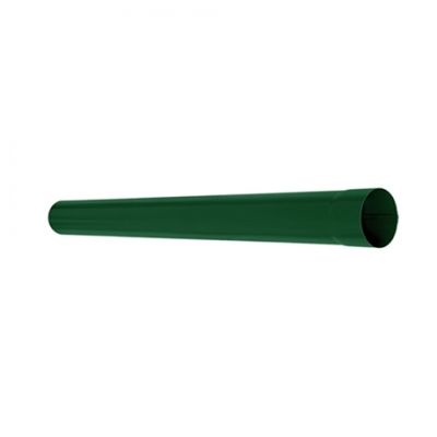 Труба водосточная AQUASYSTEM L=1 м, D150/100 мм, PURAL RAL 6005 – зеленый