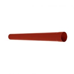 Труба водосточная AQUASYSTEM L=1 м, D125/90 мм, PURAL RR 29 – красный