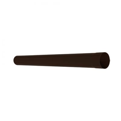 Труба водосточная AQUASYSTEM L=1 м, темно-коричневый, D125/90 мм, PURAL RR 32