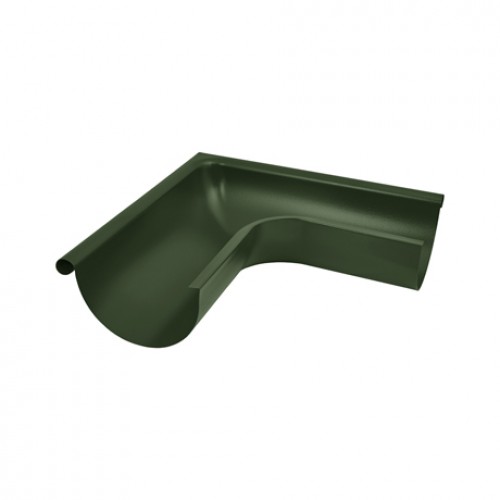 Угол желоба наружный 90° AQUASYSTEM, D150/100 мм, PURAL RR 11 – темно-зеленый
