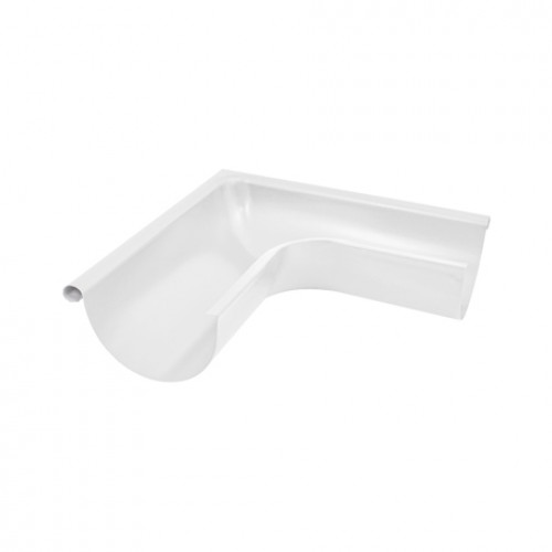 Угол желоба наружный 90° AQUASYSTEM белый, D125/90 мм, PURAL RR 20