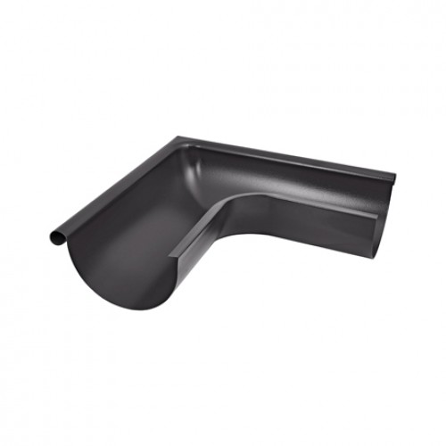 Угол желоба наружный 90° AQUASYSTEM темно-серый, D125/90 мм, PURAL RR 23