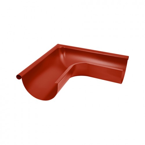 Угол желоба наружный 90° AQUASYSTEM, D150/100 мм, PURAL RR 29 – красный