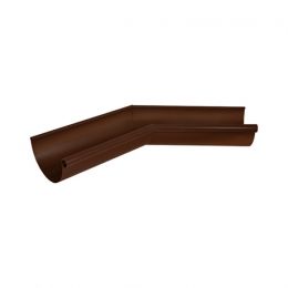Угол желоба внутренний 135° AQUASYSTEM, D150/100 мм, PURAL RAL 8017 – коричневый шоколад
